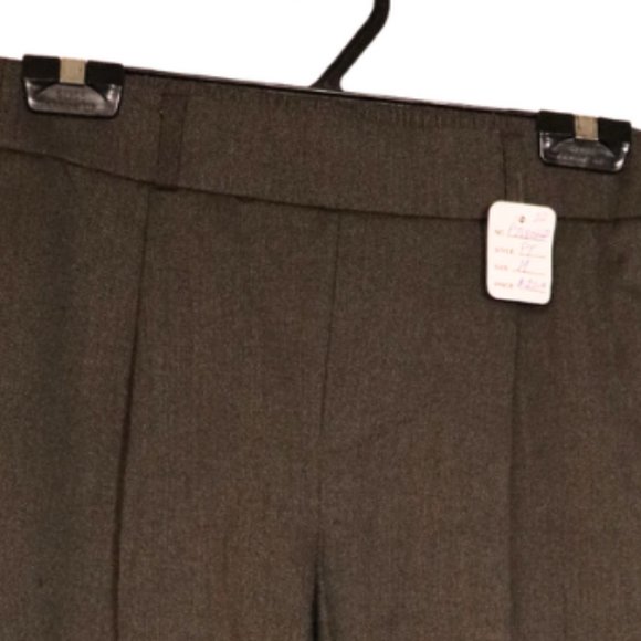 🎉4 FOR 💲10 WOMENS SUZY SHIER WOMENS MEDIUM GREY DRESS PANTS HIGH WAIST - Picture 2 of 4